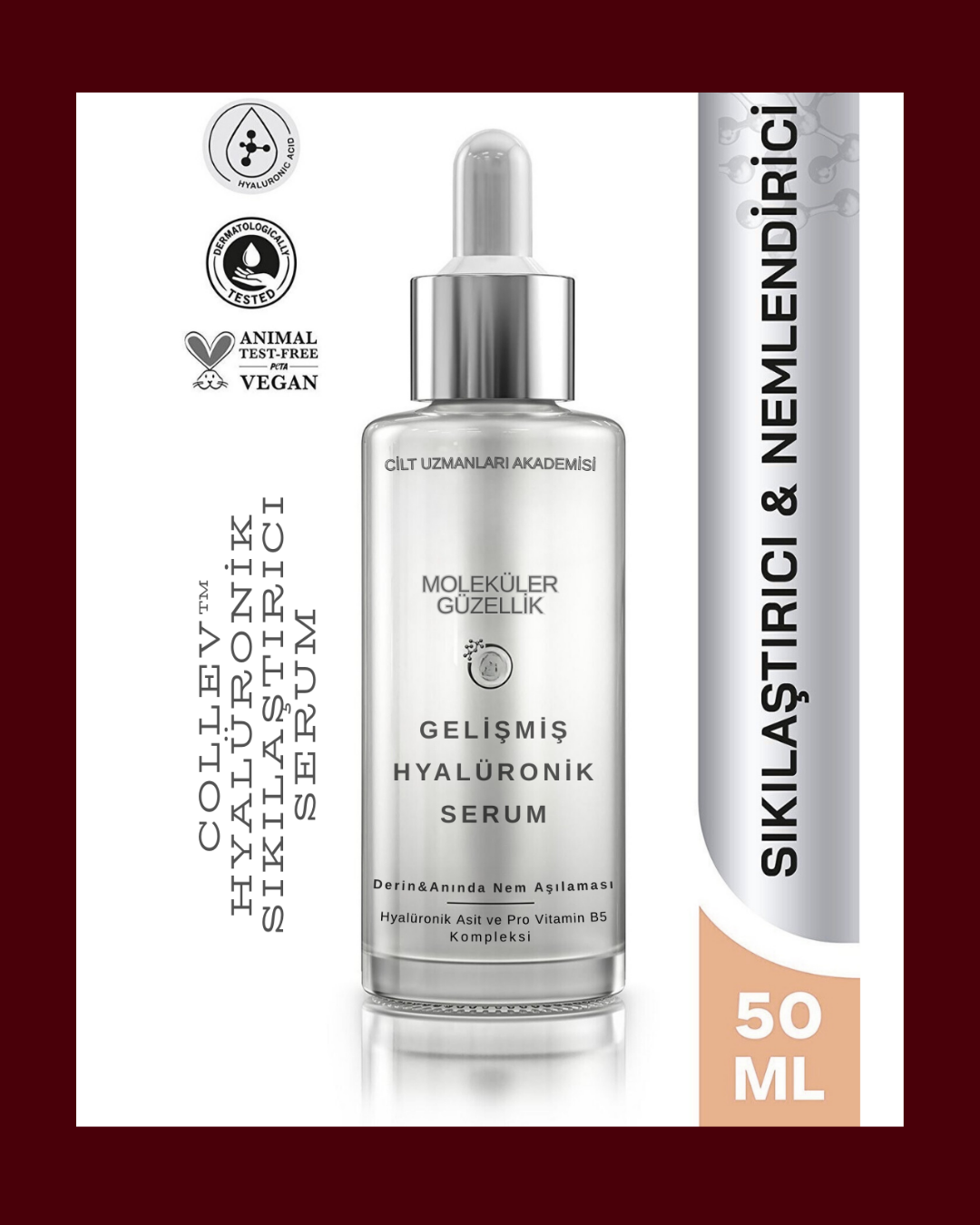 Sıkılaştırıcı & Nemlendirici Hyalüronik Serum